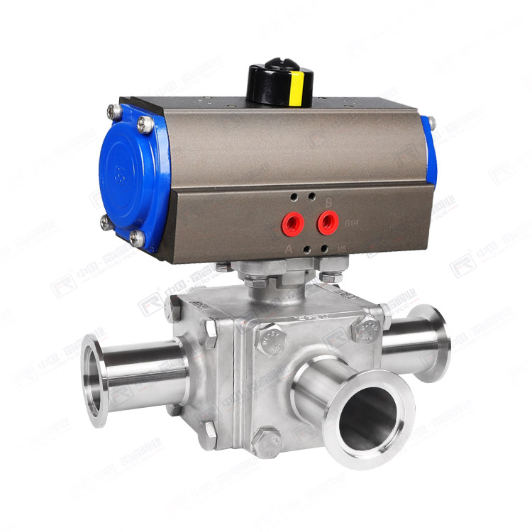 Pneumatic vacuum ball valve