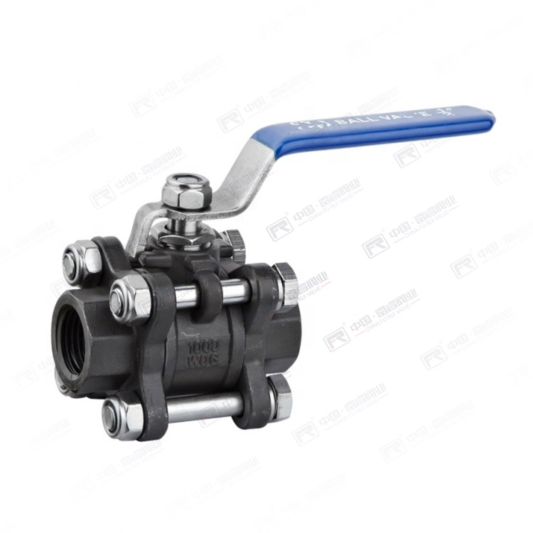 Internal thread carbon steel ball valve