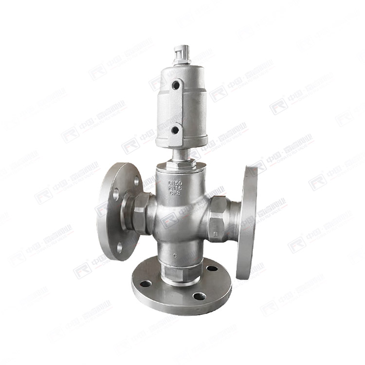 Flange angle seat valve