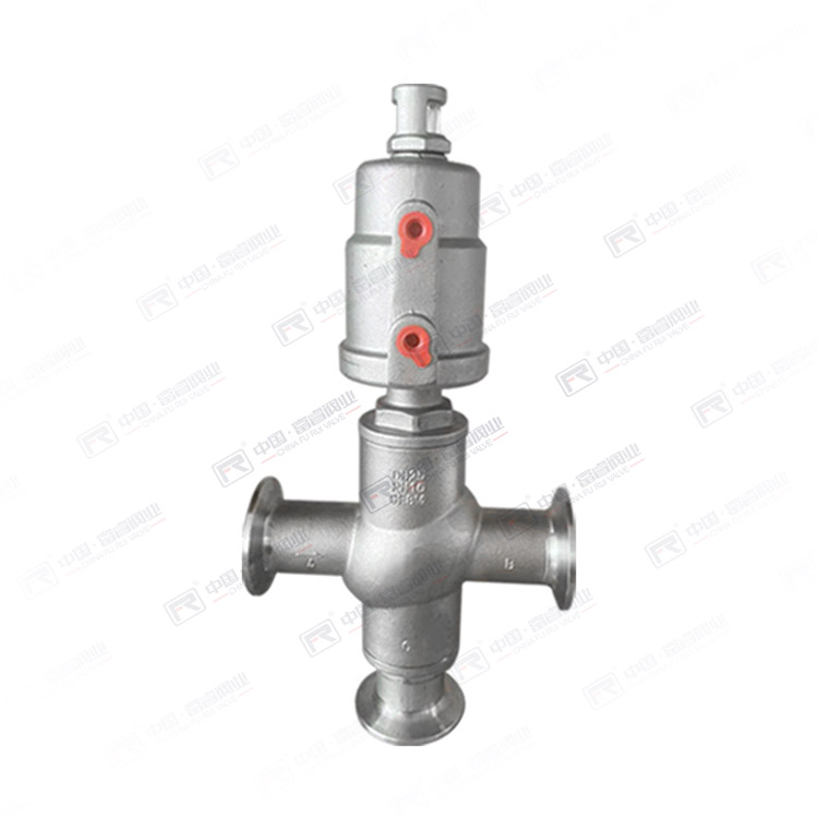 Quick installation angle seat valve