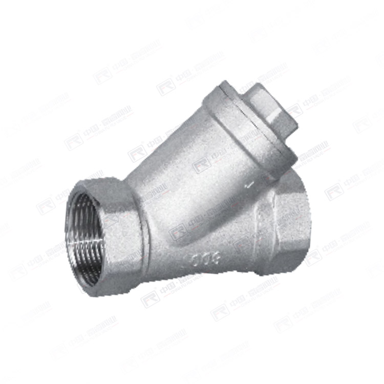 Y-shaped internal thread filter