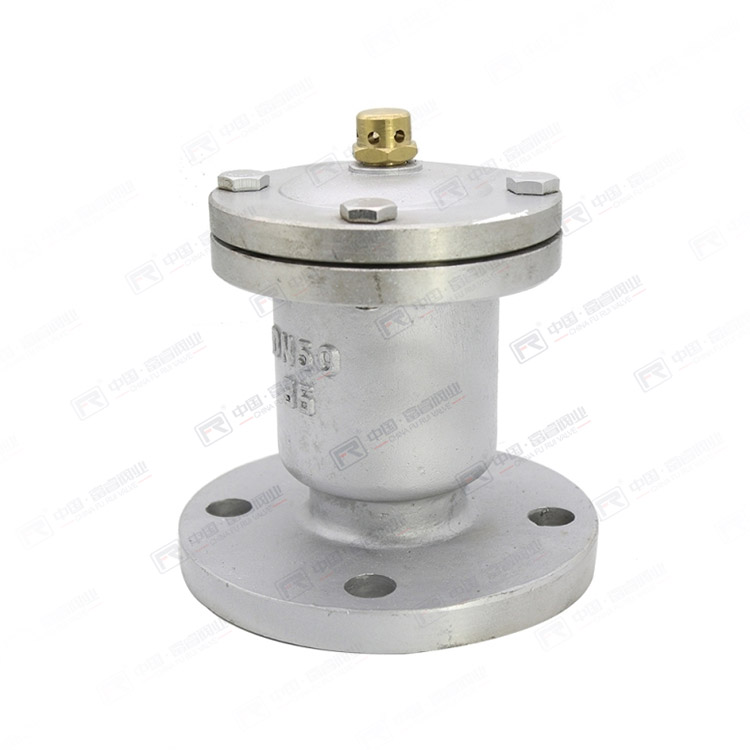 Flange exhaust valve